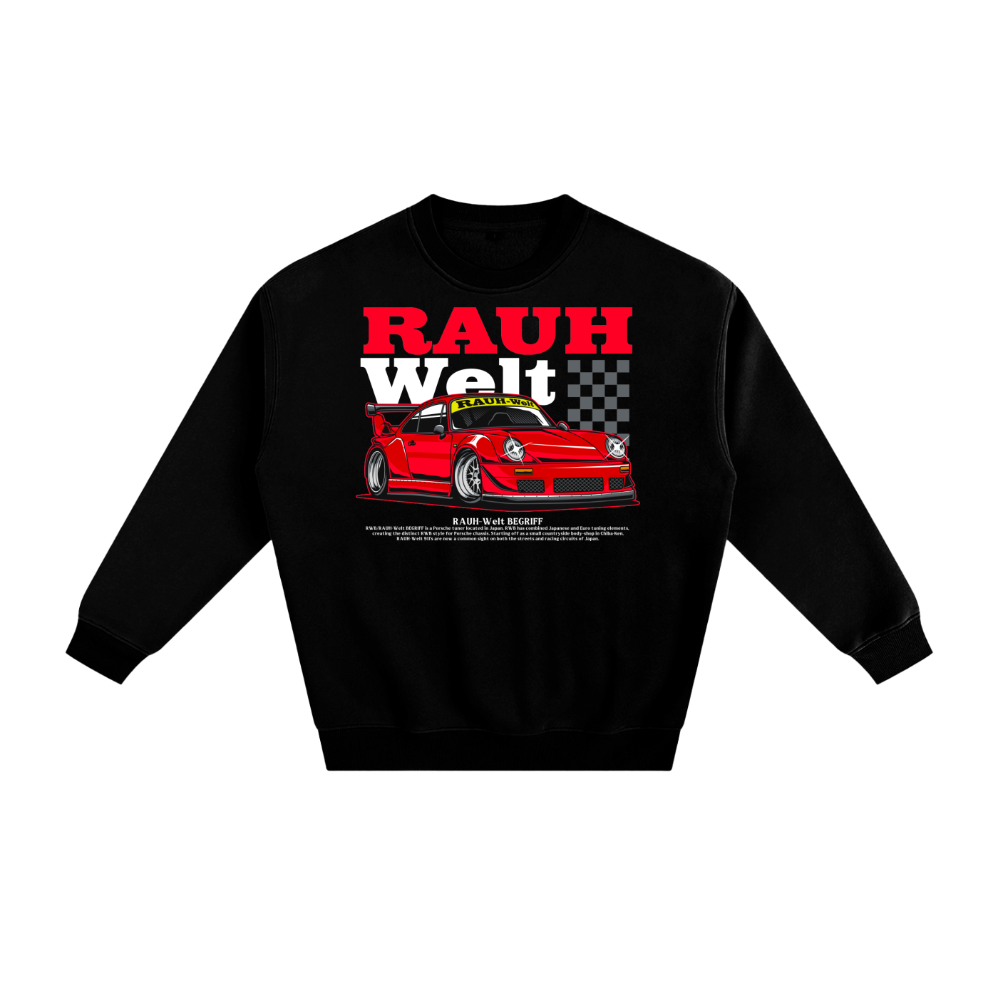 Blue RAUH-Welt Begriff Jumper