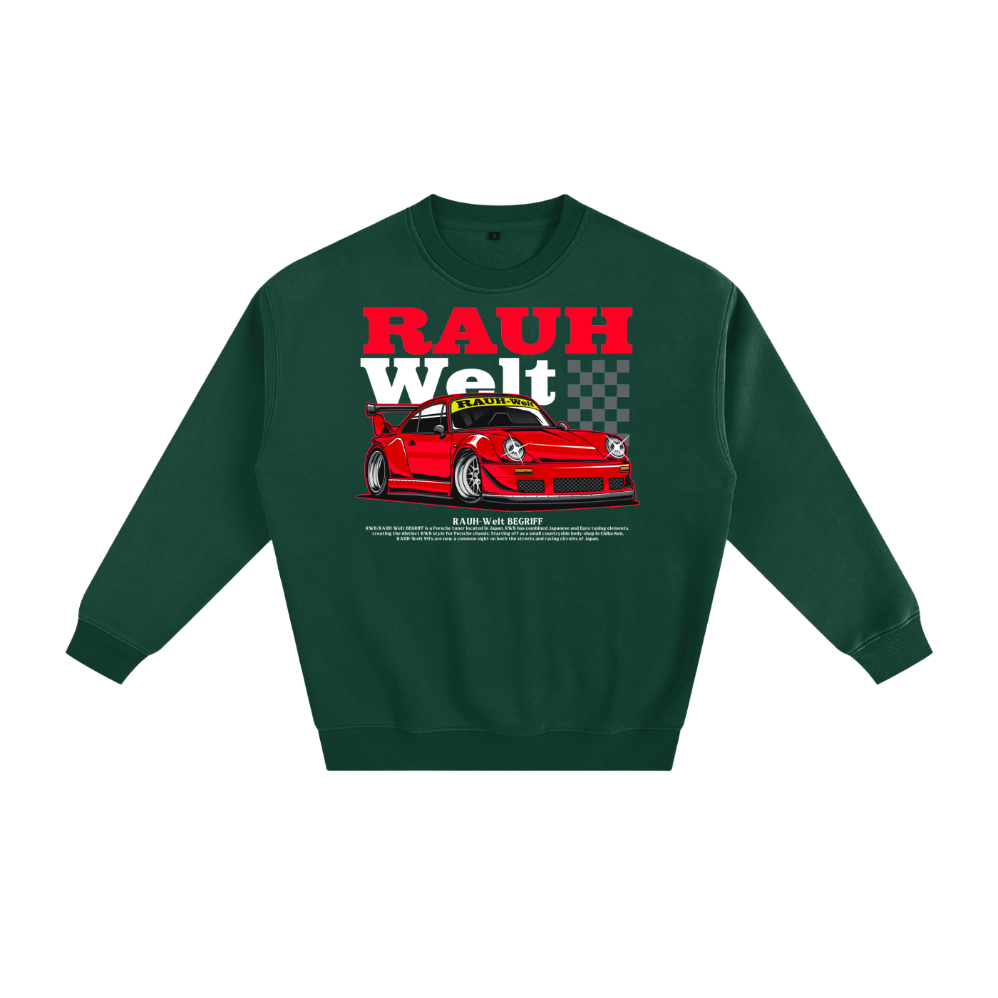 Red RAUH-Welt Begriff Jumper