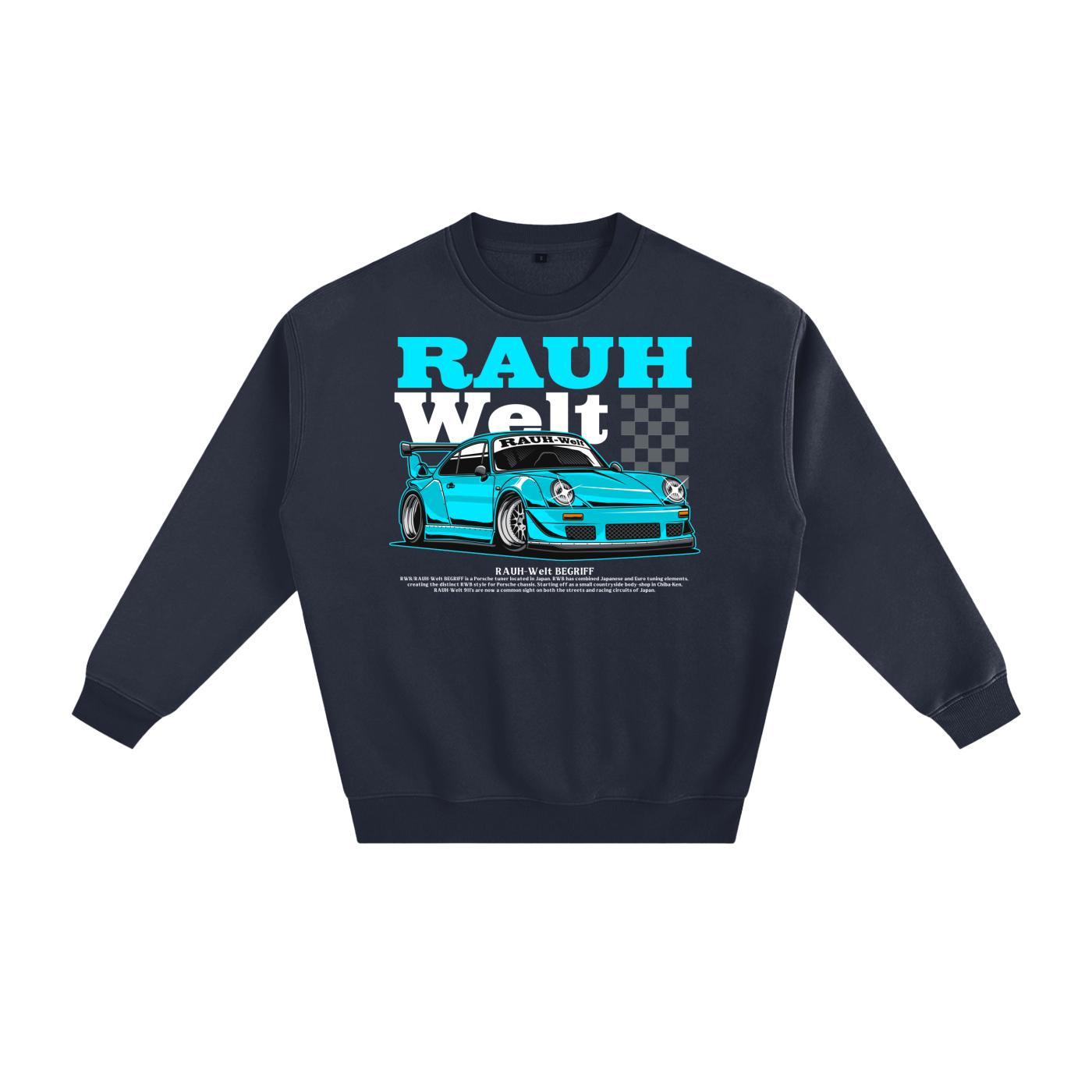 Blue RAUH-Welt Begriff Jumper
