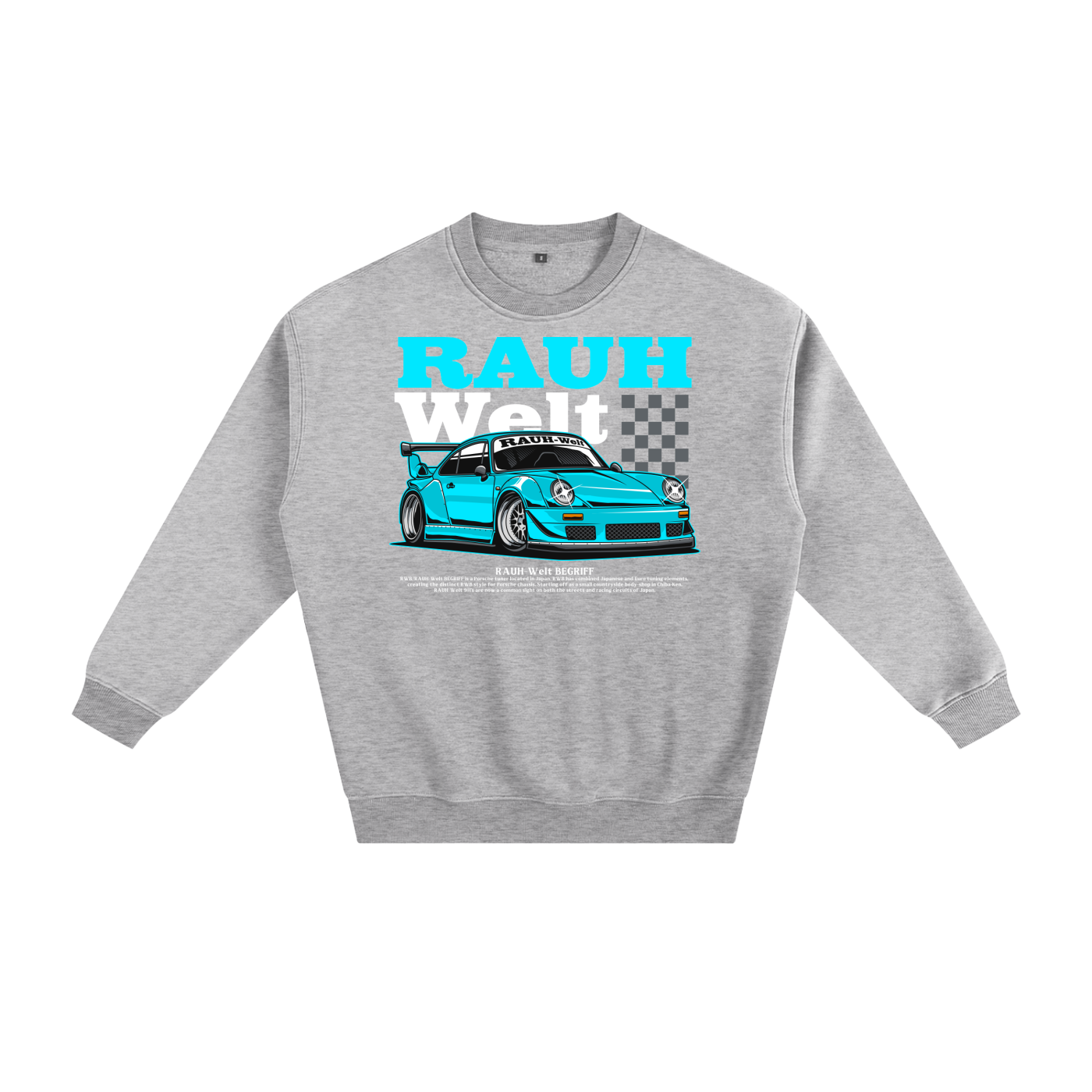 Blue RAUH-Welt Begriff Jumper