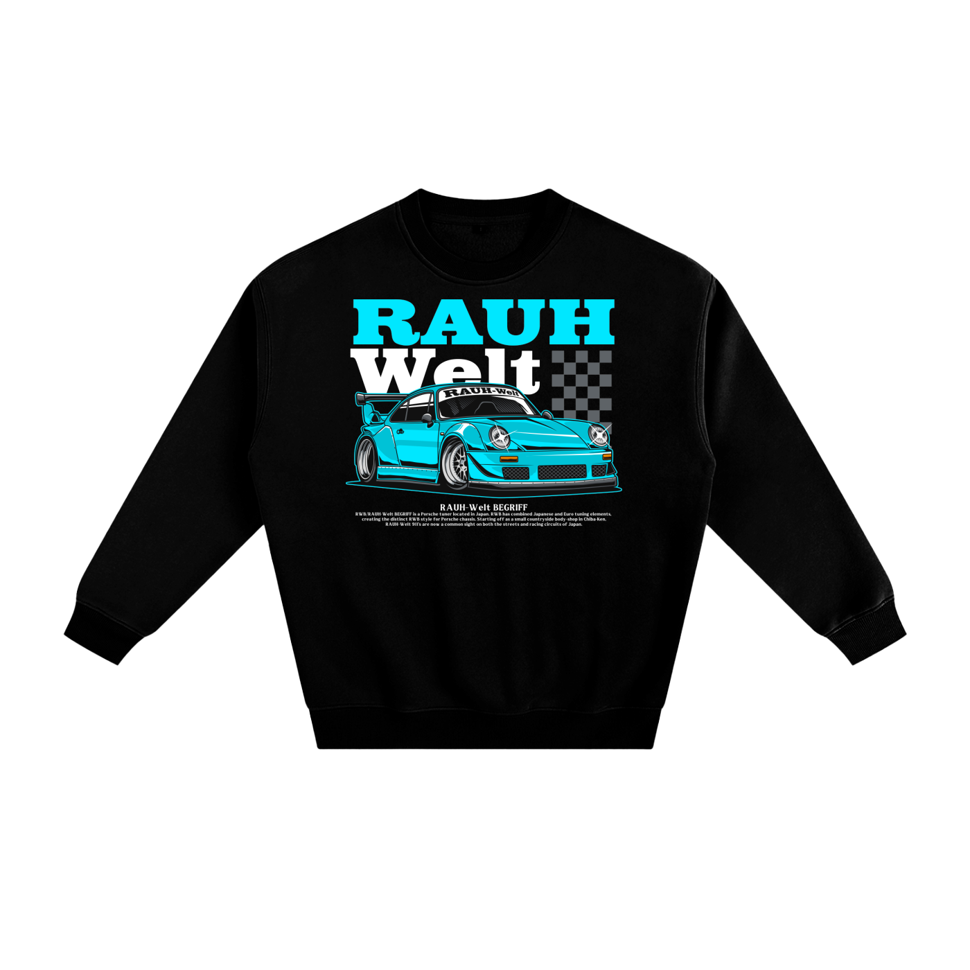 Blue RAUH-Welt Begriff Jumper
