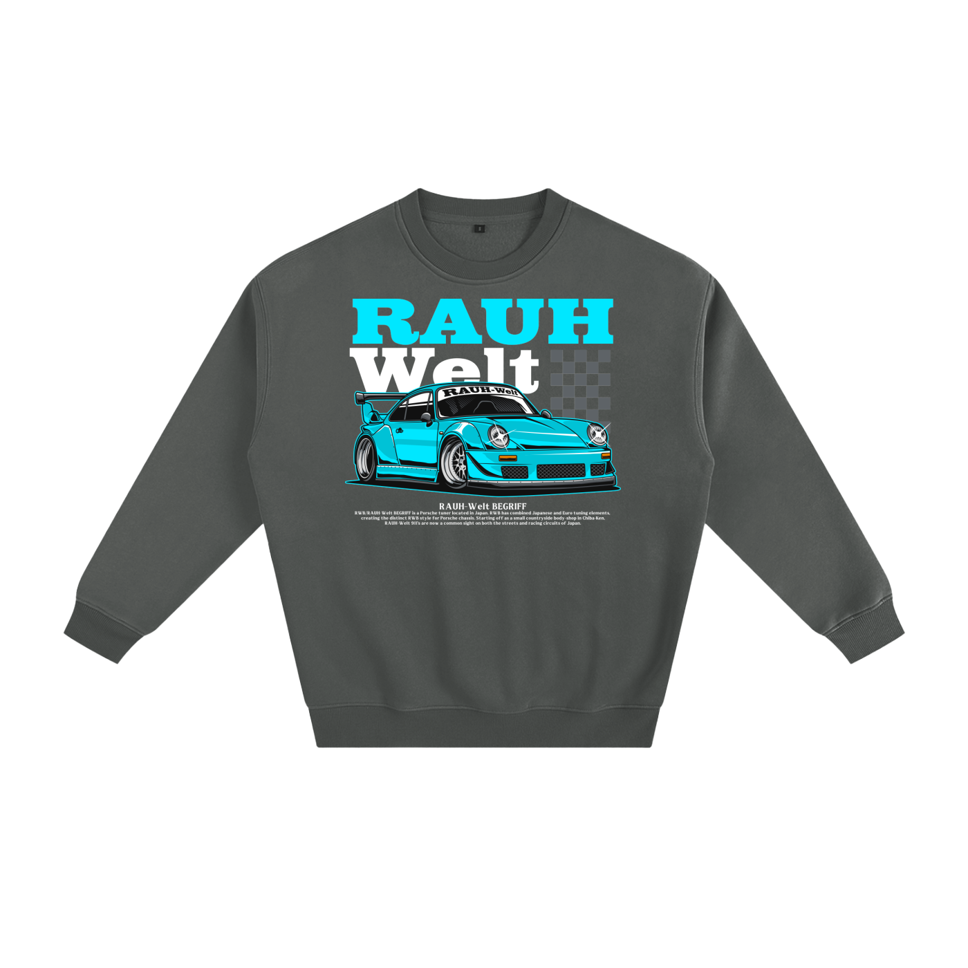 Blue RAUH-Welt Begriff Jumper