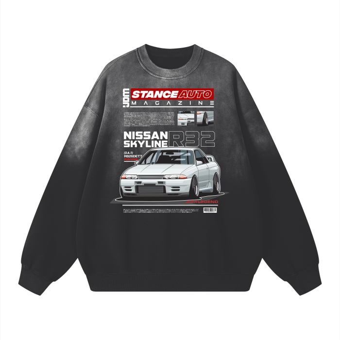 Nissan Skyline R32 Jumper – Godzilla-Inspired JDM Legend Apparel