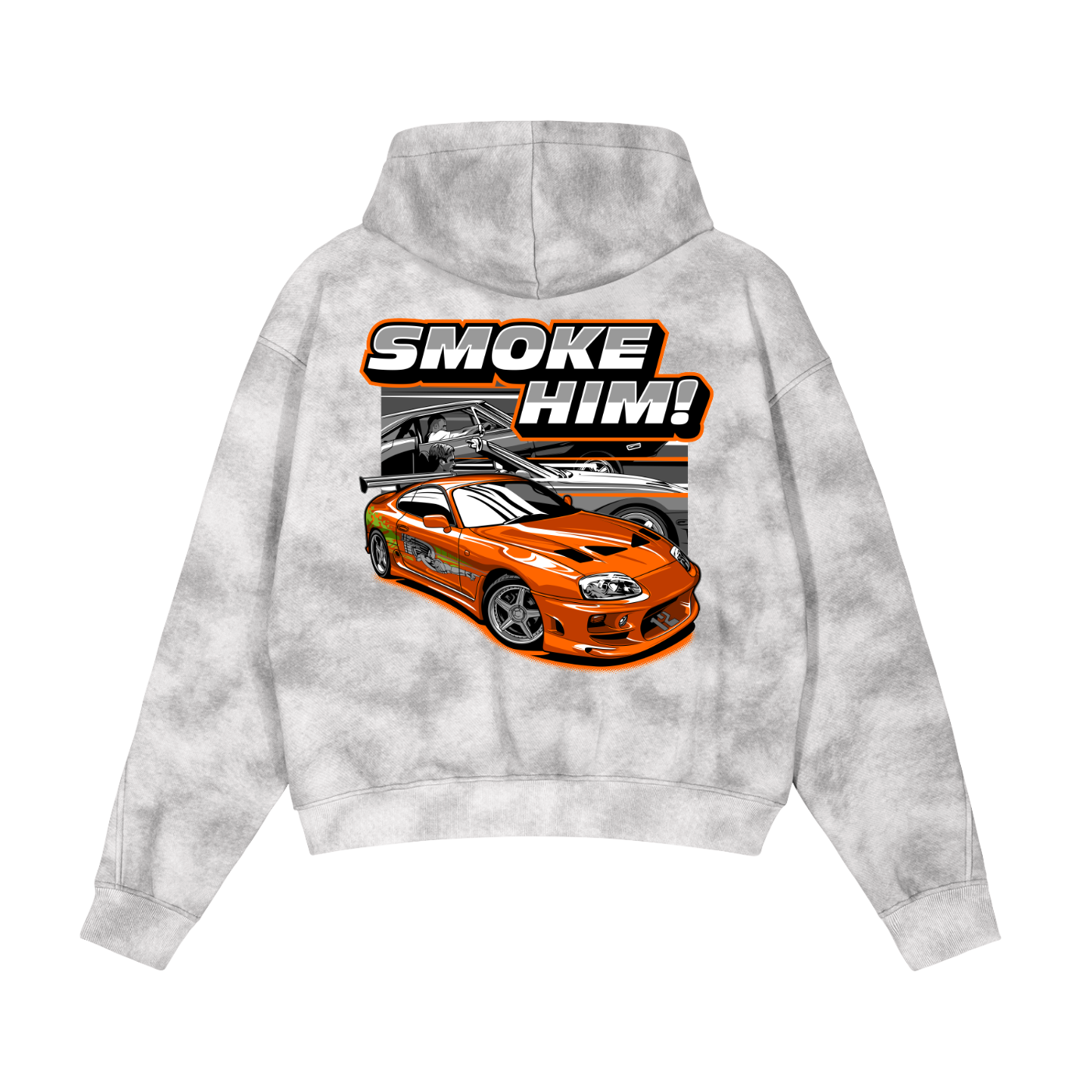 Toyota Supra MK4 Hoodie – Fast Legend Smoke Him!