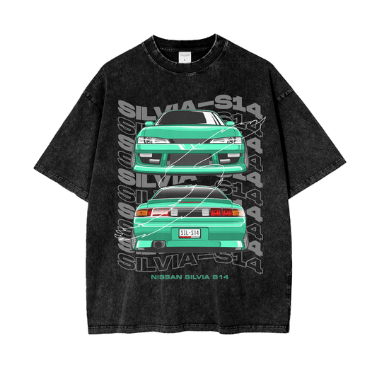Nissan Silvia S14 T-Shirt – JDM Drift Icon