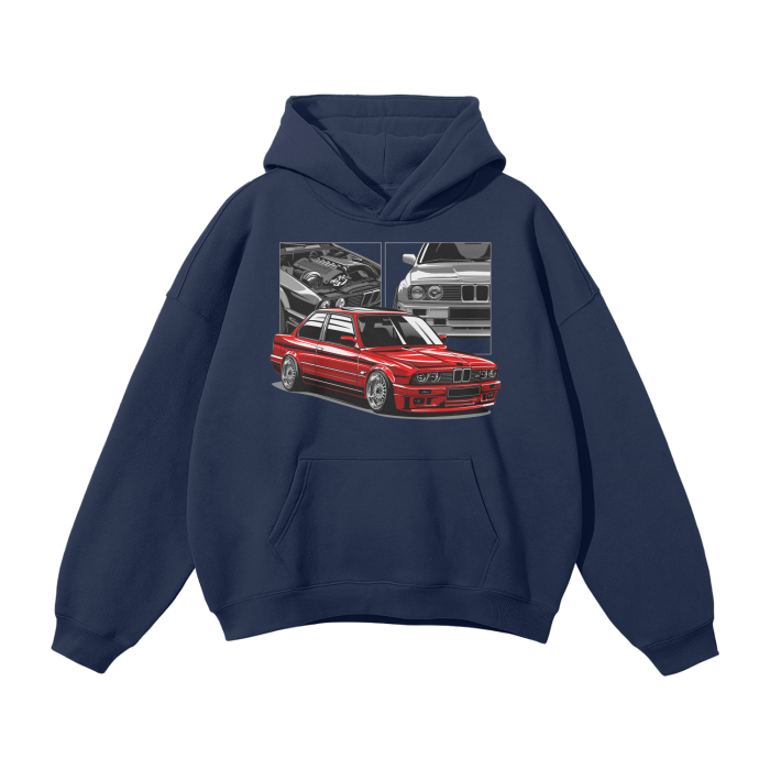 BMW E30 Hoodie – Classic German Car