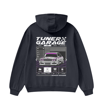BMW E30 Inspired Tuner Garage Hoodie - Retro Street Racer Style