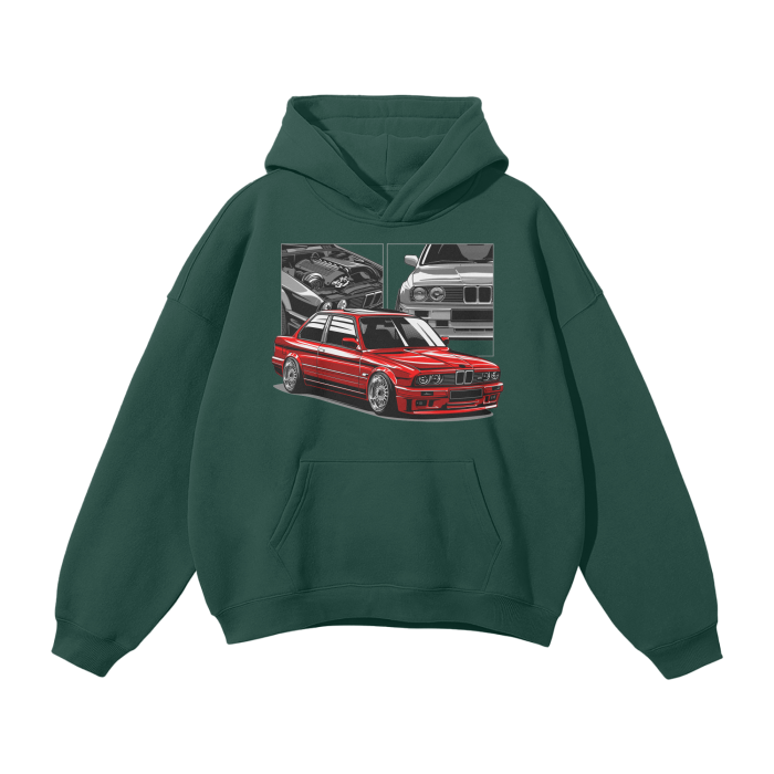 BMW E30 Hoodie – Classic German Car