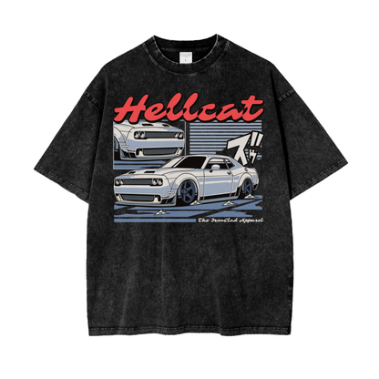 Supercharged Dodge Hellcat Tribute T-Shirt - American Muscle Domination