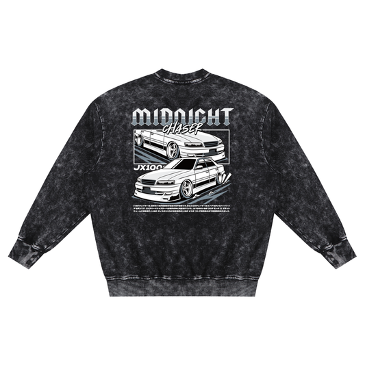 Toyota Chaser JZX100 Jumper – Midnight Drift Sweatshirt