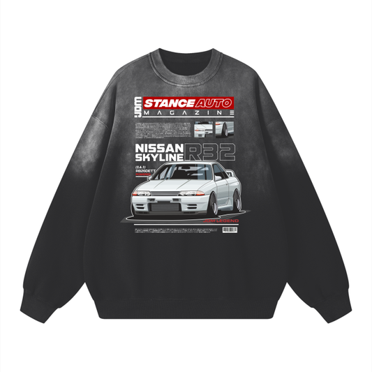 Nissan Skyline R32 Jumper – Godzilla-Inspired JDM Legend Apparel