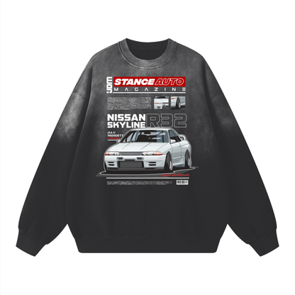 Nissan Skyline R32 Jumper – Godzilla-Inspired JDM Legend Apparel