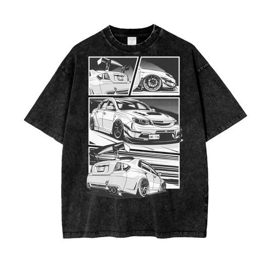 Subaru WRX STI T-Shirt – JDM Manga-Inspired Street Style