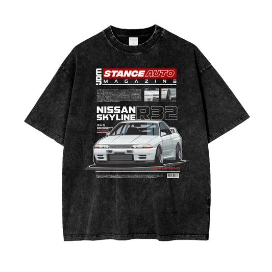 R32 Inspired Oversized T-Shirt | JDM Streetwear